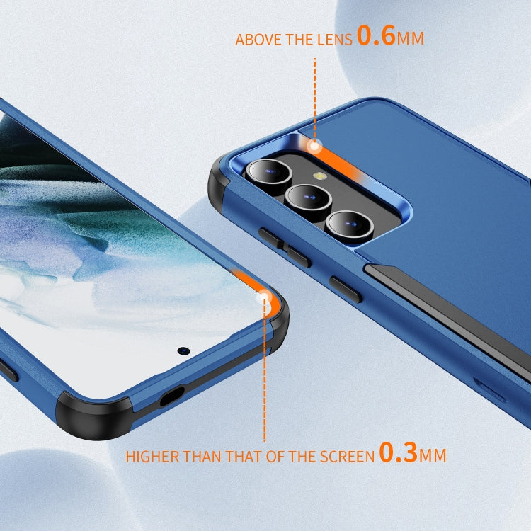 For Samsung Galaxy S25+ 5G TPU + PC Shockproof Protective Phone Case(Royal Blue + Black) - Galaxy S25+ 5G Cases by PMC TechLife | Online Shopping South Africa | PMC TechLife | Buy Now Pay Later Mobicred