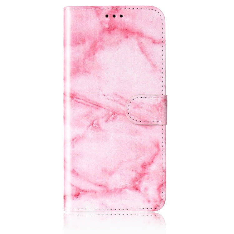 For Samsung Galaxy S25 Ultra 5G Colored Drawing Marble Pattern Leather Phone Case(Pink Marble) - Galaxy S25 Ultra 5G Cases by PMC Jewellery | Online Shopping South Africa | PMC Jewellery | Buy Now Pay Later Mobicred