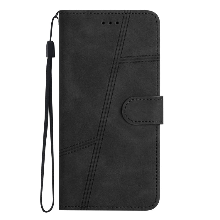 For Samsung Galaxy S25 Ultra 5G Skin-feel Stitching Leather Phone Case(Black) - Galaxy S25 Ultra 5G Cases by PMC Jewellery | Online Shopping South Africa | PMC Jewellery | Buy Now Pay Later Mobicred