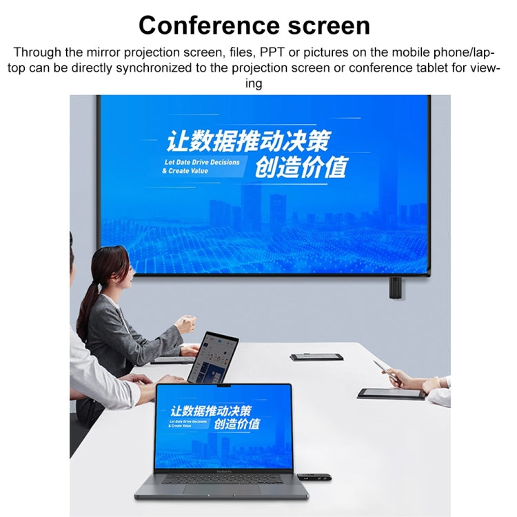 G132 1080P Type-C HD Wireless Screen Adapter(Black) - Wireless Display Dongle by PMC TechLife | Online Shopping South Africa | PMC TechLife | Buy Now Pay Later Mobicred