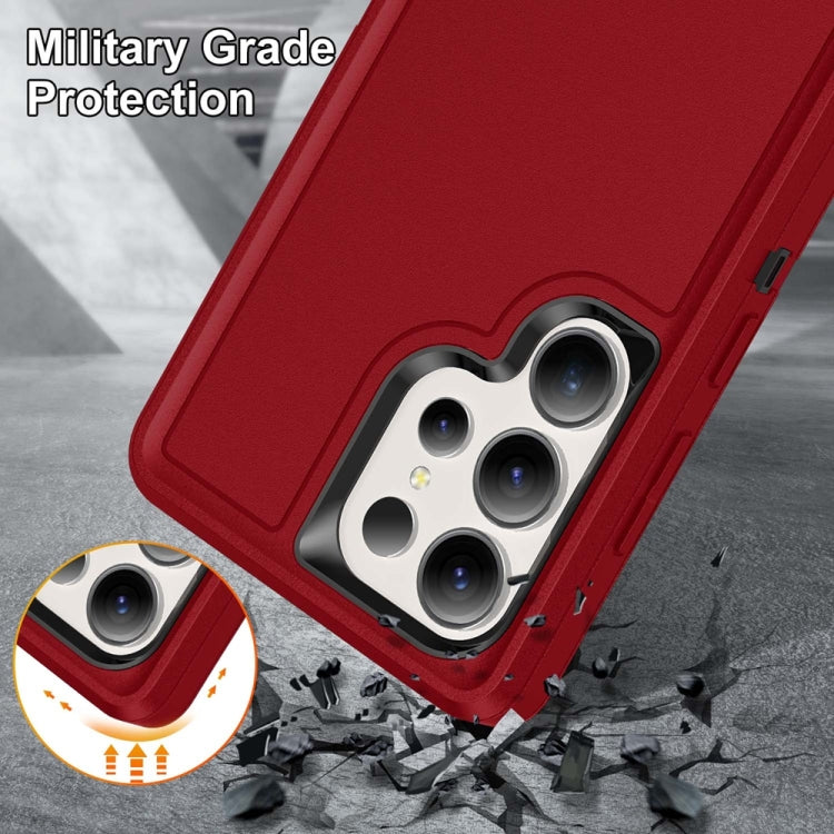 For Samsung Galaxy S25 Ultra 5G Life Waterproof Rugged Phone Case(Red + Black) - Galaxy S25 Ultra 5G Cases by PMC Jewellery | Online Shopping South Africa | PMC Jewellery | Buy Now Pay Later Mobicred
