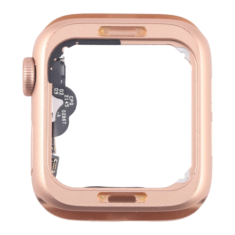 For Apple Watch SE 2020 40MM LTE Aluminium Alloy Middle Frame Bezel Plate with Crown Spin Axis Flex Cable(Gold) - Middle Frame by PMC TechLife | Online Shopping South Africa | PMC TechLife | Buy Now Pay Later Mobicred