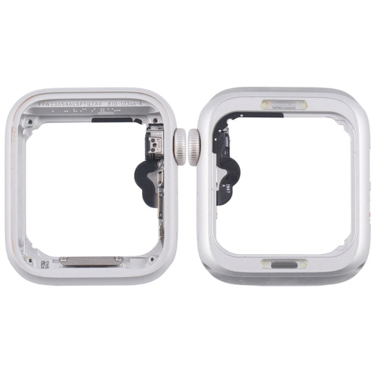 For Apple Watch Series 5 40MM GPS Aluminium Alloy Middle Frame Bezel Plate with Crown Spin Axis Flex Cable(Silver) - Middle Frame by PMC Jewellery | Online Shopping South Africa | PMC Jewellery | Buy Now Pay Later Mobicred