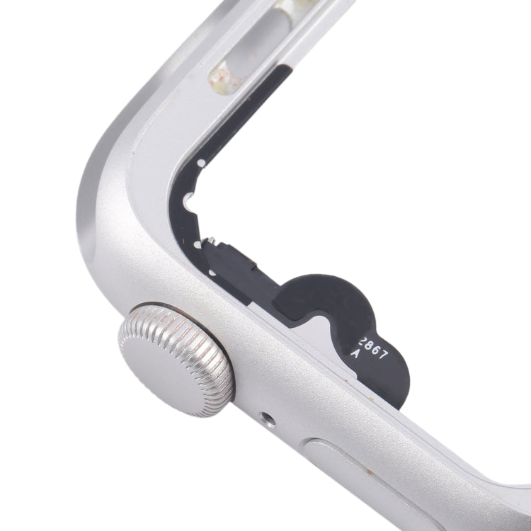 For Apple Watch Series 5 40MM GPS Aluminium Alloy Middle Frame Bezel Plate with Crown Spin Axis Flex Cable(Silver) - Middle Frame by PMC TechLife | Online Shopping South Africa | PMC TechLife | Buy Now Pay Later Mobicred
