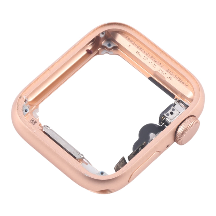For Apple Watch SE 2020 40MM GPS Aluminium Alloy Middle Frame Bezel Plate with Crown Spin Axis Flex Cable(Gold) - free shipping - PMC TechLife - Order now!