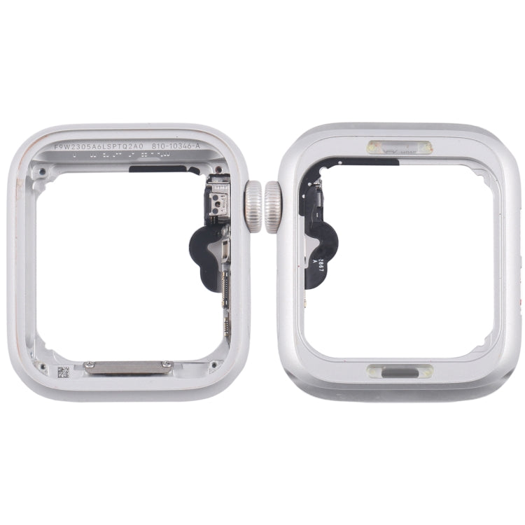 For Apple Watch SE 2020 40MM GPS Aluminium Alloy Middle Frame Bezel Plate with Crown Spin Axis Flex Cable(Silver) - Middle Frame by PMC TechLife | Online Shopping South Africa | PMC TechLife | Buy Now Pay Later Mobicred
