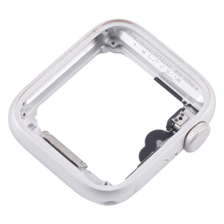 For Apple Watch SE 2020 40MM GPS Aluminium Alloy Middle Frame Bezel Plate with Crown Spin Axis Flex Cable(Silver) - Middle Frame by PMC TechLife | Online Shopping South Africa | PMC TechLife | Buy Now Pay Later Mobicred
