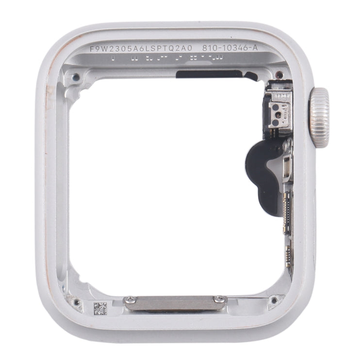 For Apple Watch Series 5 44MM LTE Aluminium Alloy Middle Frame Bezel Plate with Crown Spin Axis Flex Cable(Silver) - free shipping - PMC TechLife - Order now!