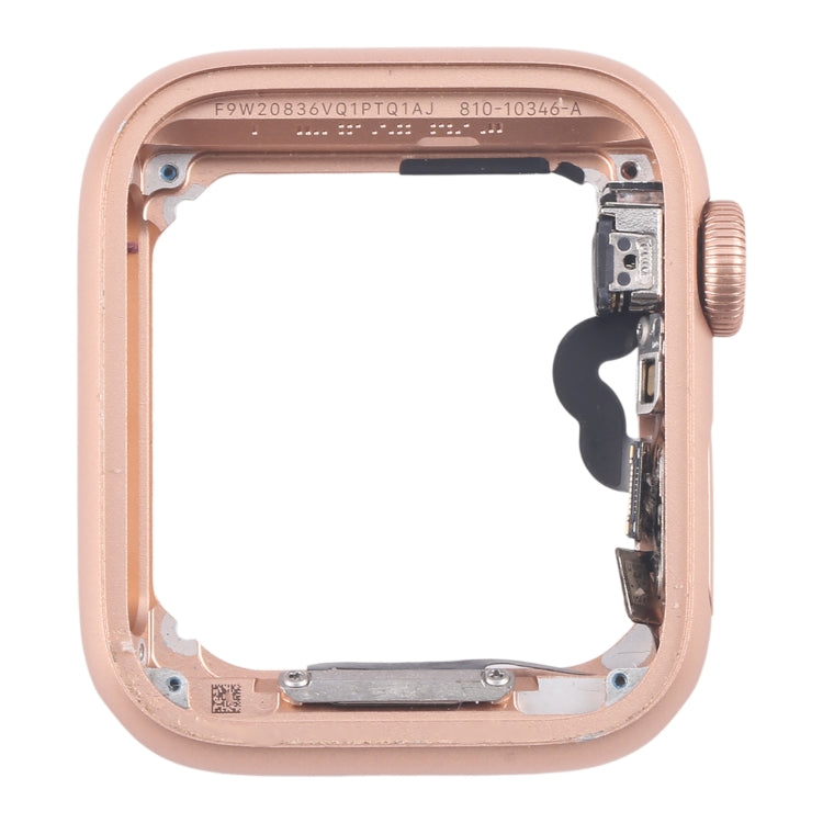 For Apple Watch SE 2020 44MM GPS Aluminium Alloy Middle Frame Bezel Plate with Crown Spin Axis Flex Cable(Gold) - Middle Frame by PMC TechLife | Online Shopping South Africa | PMC TechLife | Buy Now Pay Later Mobicred