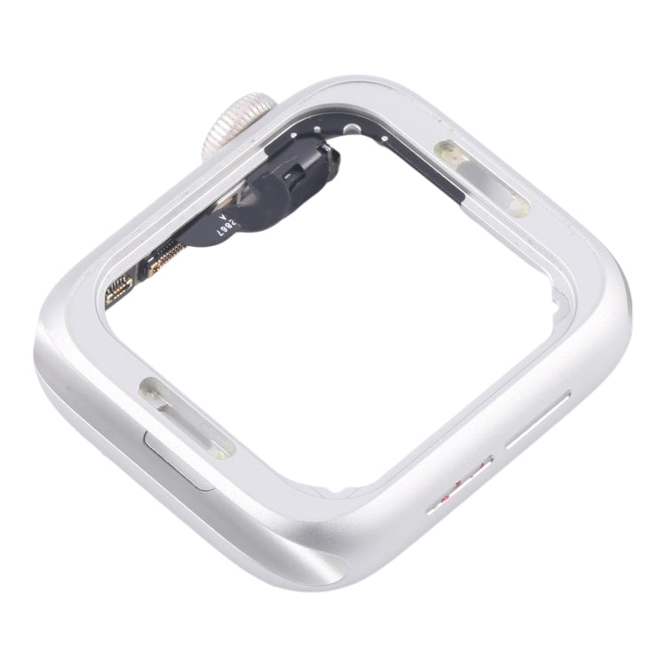 For Apple Watch SE 2020 44MM GPS Aluminium Alloy Middle Frame Bezel Plate with Crown Spin Axis Flex Cable(Silver) - Middle Frame by PMC TechLife | Online Shopping South Africa | PMC TechLife | Buy Now Pay Later Mobicred