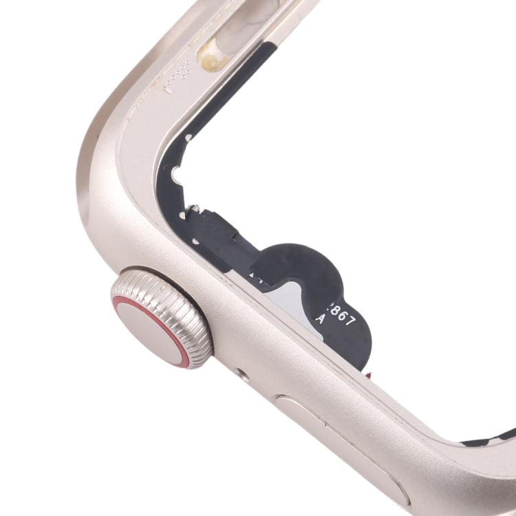 For Apple Watch SE 2022 40MM LTE Aluminium Alloy Middle Frame Bezel Plate with Crown Spin Axis Flex Cable(Starlight) - Middle Frame by PMC TechLife | Online Shopping South Africa | PMC TechLife | Buy Now Pay Later Mobicred
