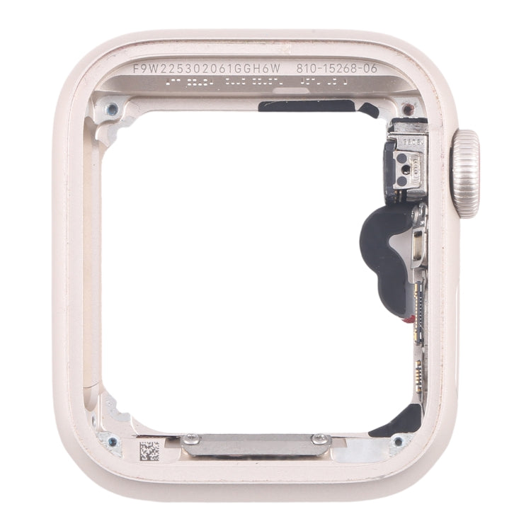 For Apple Watch SE 2022 40MM GPS Aluminium Alloy Middle Frame Bezel Plate with Crown Spin Axis Flex Cable(Starlight) - Middle Frame by PMC TechLife | Online Shopping South Africa | PMC TechLife | Buy Now Pay Later Mobicred