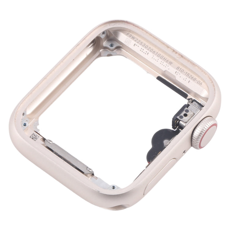 For Apple Watch SE 2022 40MM GPS Aluminium Alloy Middle Frame Bezel Plate with Crown Spin Axis Flex Cable(Starlight) - Middle Frame by PMC TechLife | Online Shopping South Africa | PMC TechLife | Buy Now Pay Later Mobicred