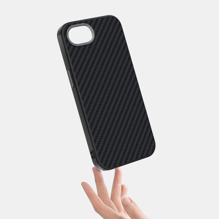 For iPhone 16e ABEEL C Carbon Fiber Series 6D Micro Relief MagSafe Phone Case(Black) - iPhone 16e Cases by PMC TechLife | Online Shopping South Africa | PMC TechLife | Buy Now Pay Later Mobicred