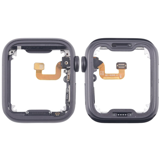 For Apple Watch Series 6 40MM LTE Aluminium Alloy Middle Frame Bezel Plate with Crown Spin Axis Flex Cable(Grey) - Middle Frame by PMC Jewellery | Online Shopping South Africa | PMC Jewellery | Buy Now Pay Later Mobicred