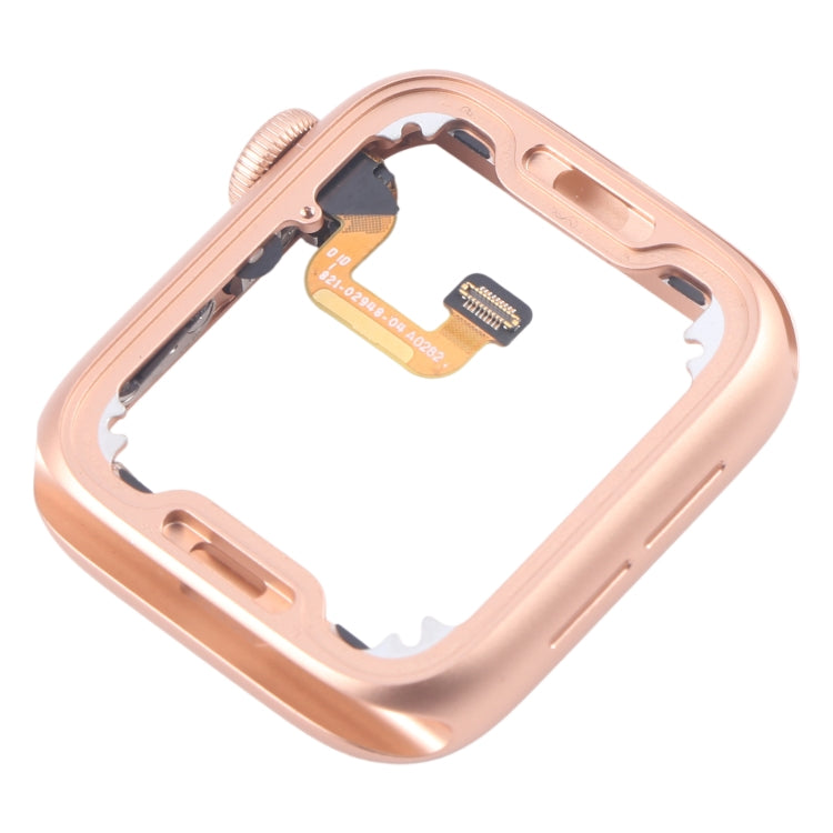 For Apple Watch Series 6 40MM LTE Aluminium Alloy Middle Frame Bezel Plate with Crown Spin Axis Flex Cable(Gold) - Middle Frame by PMC TechLife | Online Shopping South Africa | PMC TechLife | Buy Now Pay Later Mobicred