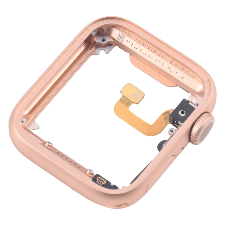 For Apple Watch Series 6 40MM LTE Aluminium Alloy Middle Frame Bezel Plate with Crown Spin Axis Flex Cable(Gold) - Middle Frame by PMC TechLife | Online Shopping South Africa | PMC TechLife | Buy Now Pay Later Mobicred