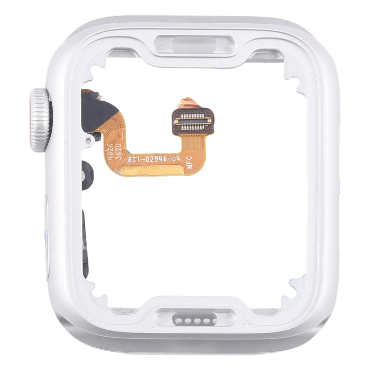 For Apple Watch Series 6 40MM LTE Aluminium Alloy Middle Frame Bezel Plate with Crown Spin Axis Flex Cable(Silver) - Middle Frame by PMC TechLife | Online Shopping South Africa | PMC TechLife | Buy Now Pay Later Mobicred