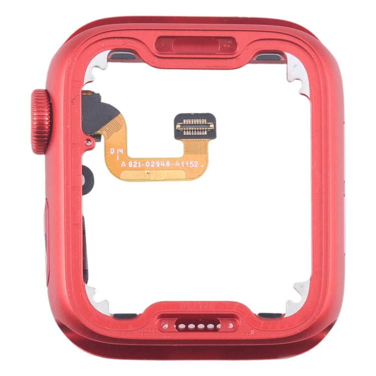 For Apple Watch Series 6 40MM LTE Aluminium Alloy Middle Frame Bezel Plate with Crown Spin Axis Flex Cable(Red) - Middle Frame by PMC TechLife | Online Shopping South Africa | PMC TechLife | Buy Now Pay Later Mobicred