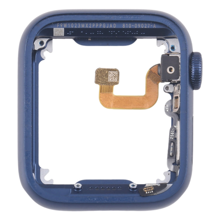 For Apple Watch Series 6 40MM LTE Aluminium Alloy Middle Frame Bezel Plate with Crown Spin Axis Flex Cable(Blue) - Middle Frame by PMC TechLife | Online Shopping South Africa | PMC TechLife | Buy Now Pay Later Mobicred