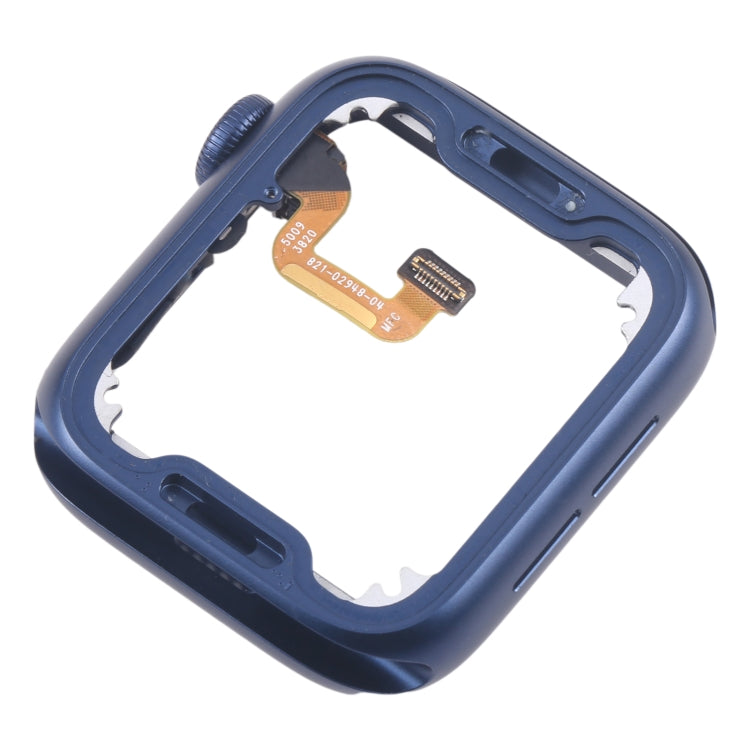 For Apple Watch Series 6 40MM LTE Aluminium Alloy Middle Frame Bezel Plate with Crown Spin Axis Flex Cable(Blue) - Middle Frame by PMC TechLife | Online Shopping South Africa | PMC TechLife | Buy Now Pay Later Mobicred