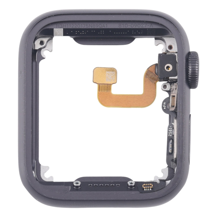 For Apple Watch Series 6 44MM LTE Aluminium Alloy Middle Frame Bezel Plate with Crown Spin Axis Flex Cable(Grey) - Middle Frame by PMC TechLife | Online Shopping South Africa | PMC TechLife | Buy Now Pay Later Mobicred