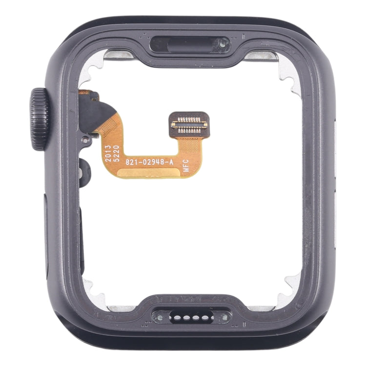 For Apple Watch Series 6 44MM LTE Aluminium Alloy Middle Frame Bezel Plate with Crown Spin Axis Flex Cable(Grey) - Middle Frame by PMC TechLife | Online Shopping South Africa | PMC TechLife | Buy Now Pay Later Mobicred