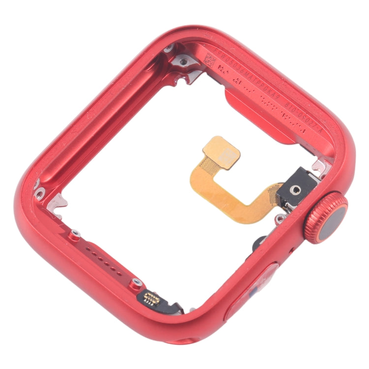 For Apple Watch Series 6 44MM LTE Aluminium Alloy Middle Frame Bezel Plate with Crown Spin Axis Flex Cable(Red) - Middle Frame by PMC TechLife | Online Shopping South Africa | PMC TechLife | Buy Now Pay Later Mobicred