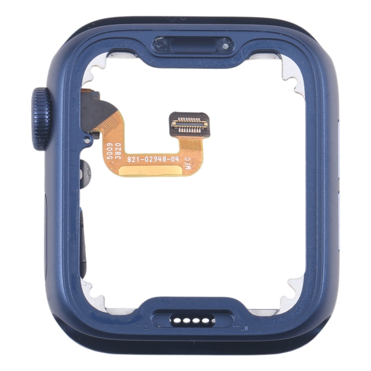 For Apple Watch Series 6 44MM LTE Aluminium Alloy Middle Frame Bezel Plate with Crown Spin Axis Flex Cable(Blue) - Middle Frame by PMC TechLife | Online Shopping South Africa | PMC TechLife | Buy Now Pay Later Mobicred