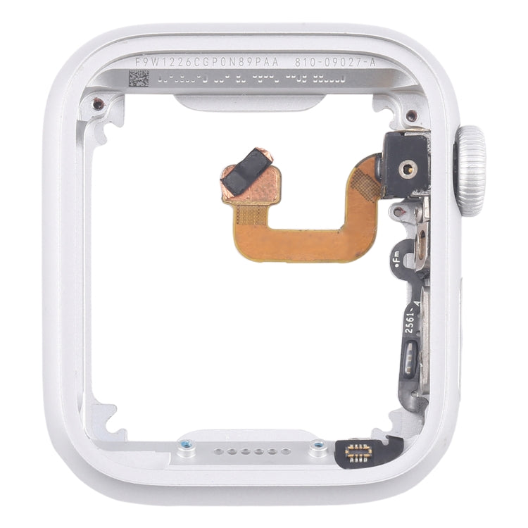 For Apple Watch Series 6 40MM GPS Aluminium Alloy Middle Frame Bezel Plate with Crown Spin Axis Flex Cable(Silver) - Middle Frame by PMC TechLife | Online Shopping South Africa | PMC TechLife | Buy Now Pay Later Mobicred