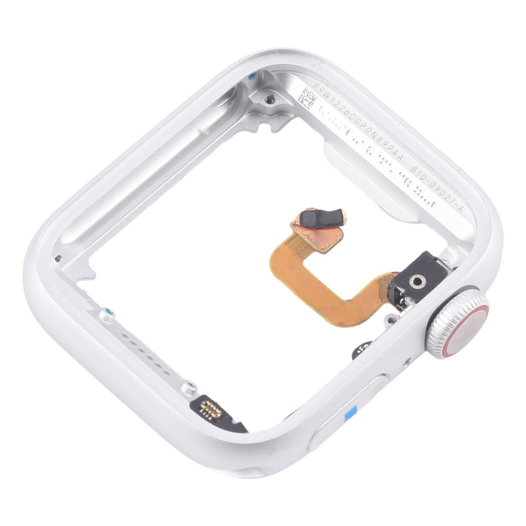 For Apple Watch Series 6 40MM GPS Aluminium Alloy Middle Frame Bezel Plate with Crown Spin Axis Flex Cable(Silver) - Middle Frame by PMC TechLife | Online Shopping South Africa | PMC TechLife | Buy Now Pay Later Mobicred