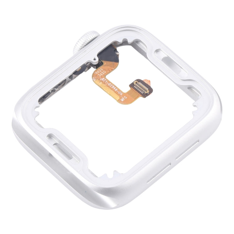 For Apple Watch Series 6 44MM GPS Aluminium Alloy Middle Frame Bezel Plate with Crown Spin Axis Flex Cable(Silver) - Middle Frame by PMC TechLife | Online Shopping South Africa | PMC TechLife | Buy Now Pay Later Mobicred