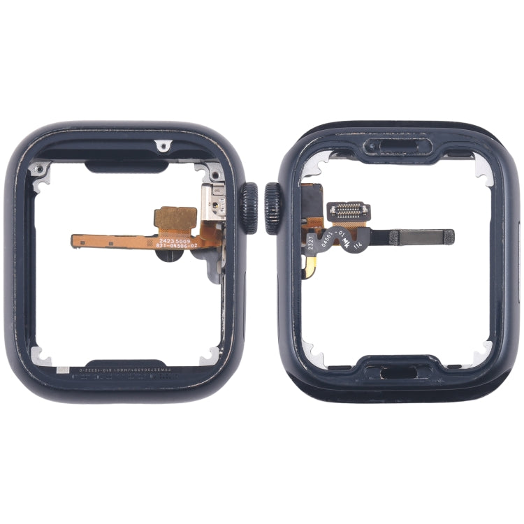 For Apple Watch Series 7 / 8 / 9 45MM LTE Aluminium Alloy Middle Frame Bezel Plate with Crown Spin Axis Flex Cable(Midnight) - Middle Frame by PMC TechLife | Online Shopping South Africa | PMC TechLife | Buy Now Pay Later Mobicred