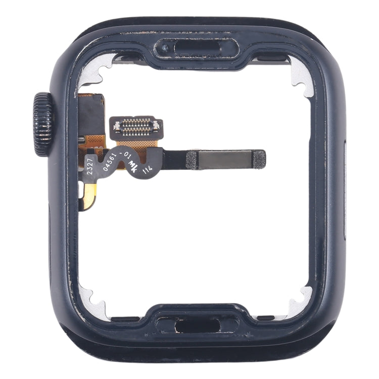 For Apple Watch Series 7 / 8 / 9 45MM LTE Aluminium Alloy Middle Frame Bezel Plate with Crown Spin Axis Flex Cable(Midnight) - Middle Frame by PMC TechLife | Online Shopping South Africa | PMC TechLife | Buy Now Pay Later Mobicred