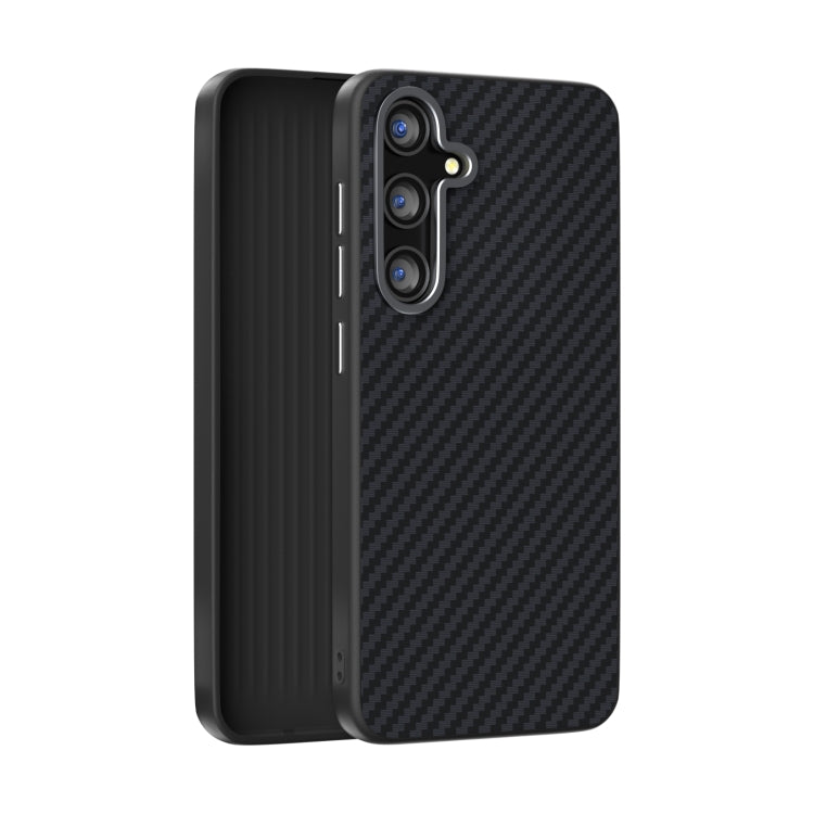 For Samsung Galaxy S25+ 5G / S24+ 5G ABEEL C Carbon Fiber Series 6D Micro Relief MagSafe Phone Case(Black) - Galaxy S25+ 5G Cases by PMC Jewellery | Online Shopping South Africa | PMC Jewellery | Buy Now Pay Later Mobicred