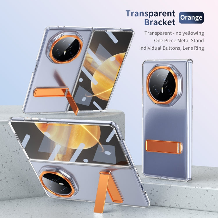 For Honor Magic V3 Ice-Cold Holder PC Hybrid TPU Phone Case(Orange) - Honor Cases by PMC TechLife | Online Shopping South Africa | PMC TechLife | Buy Now Pay Later Mobicred
