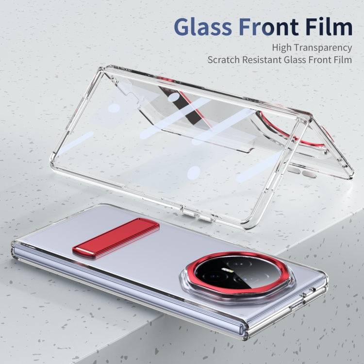 For Honor Magic V3 Ice-Cold Holder PC Hybrid TPU Phone Case(Red) - Honor Cases by PMC TechLife | Online Shopping South Africa | PMC TechLife | Buy Now Pay Later Mobicred