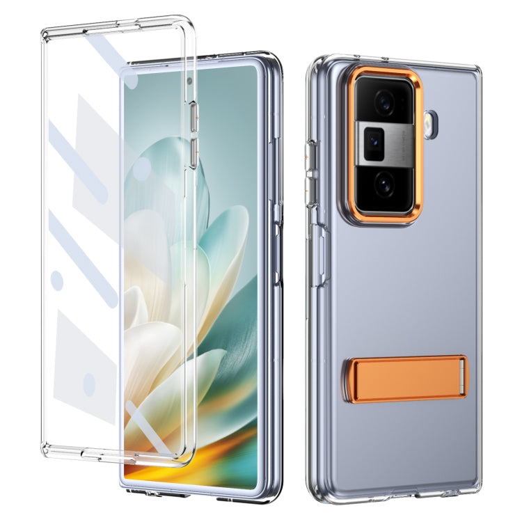 For Honor Magic Vs3 Ice-Cold Holder PC Hybrid TPU Phone Case(Orange) - Honor Cases by PMC TechLife | Online Shopping South Africa | PMC TechLife | Buy Now Pay Later Mobicred
