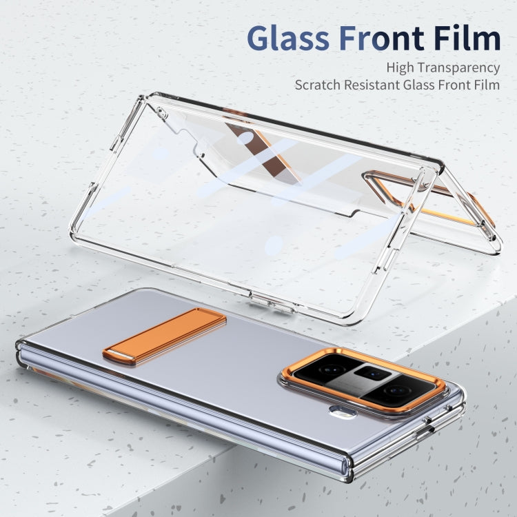 For Honor Magic Vs3 Ice-Cold Holder PC Hybrid TPU Phone Case(Orange) - Honor Cases by PMC TechLife | Online Shopping South Africa | PMC TechLife | Buy Now Pay Later Mobicred