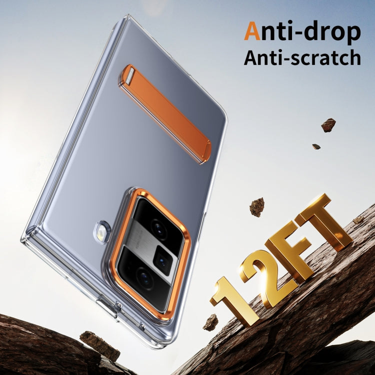 For Honor Magic Vs3 Ice-Cold Holder PC Hybrid TPU Phone Case(Orange) - Honor Cases by PMC TechLife | Online Shopping South Africa | PMC TechLife | Buy Now Pay Later Mobicred