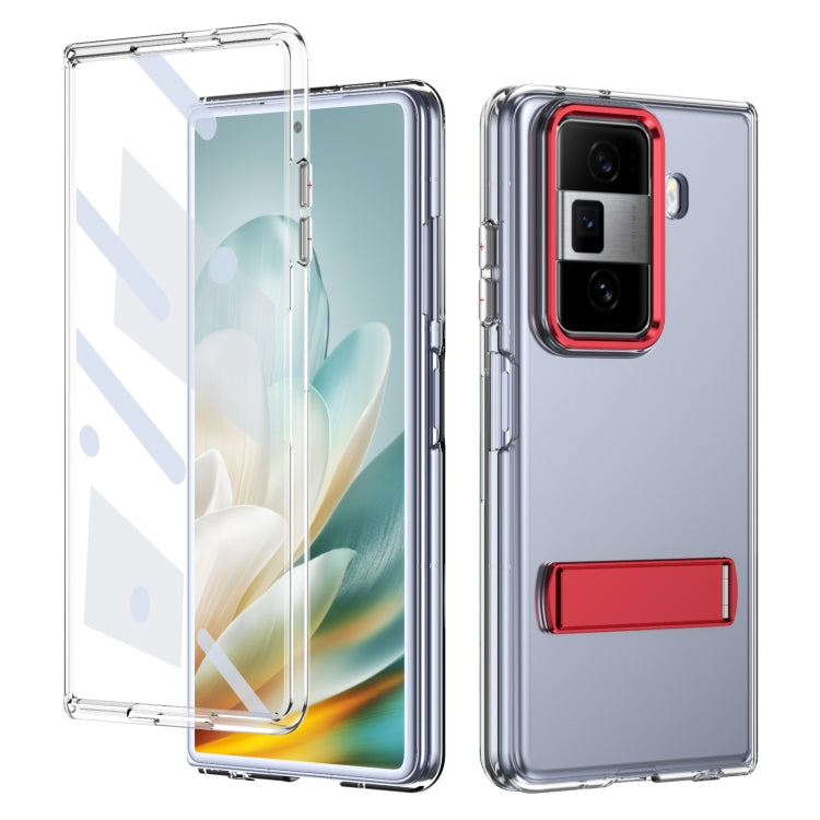 For Honor Magic Vs3 Ice-Cold Holder PC Hybrid TPU Phone Case(Red) - Honor Cases by PMC TechLife | Online Shopping South Africa | PMC TechLife | Buy Now Pay Later Mobicred