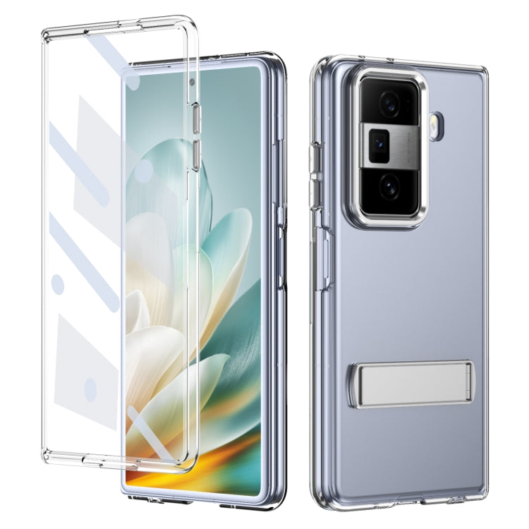For Honor Magic Vs3 Ice-Cold Holder PC Hybrid TPU Phone Case(Silver) - Honor Cases by PMC TechLife | Online Shopping South Africa | PMC TechLife | Buy Now Pay Later Mobicred