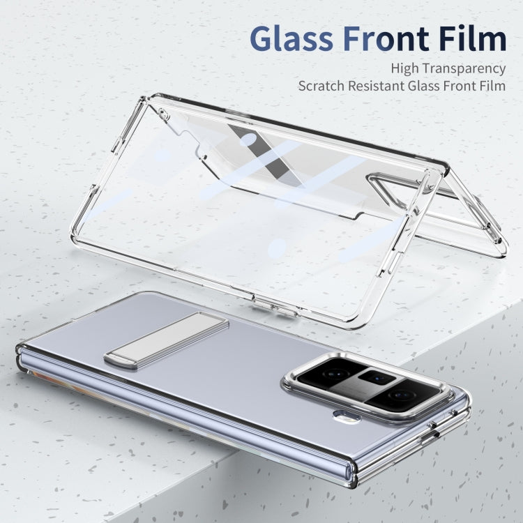 For Honor Magic Vs3 Ice-Cold Holder PC Hybrid TPU Phone Case(Silver) - Honor Cases by PMC TechLife | Online Shopping South Africa | PMC TechLife | Buy Now Pay Later Mobicred