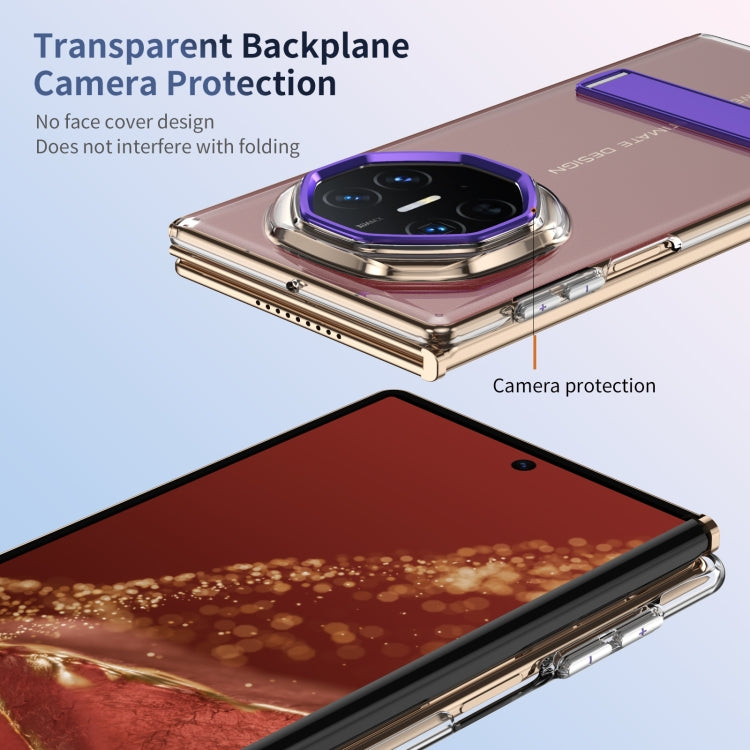 For Huawei Mate XT Ultimate Ice-Cold Holder PC Hybrid TPU Phone Case(Purple) - Huawei Cases by PMC TechLife | Online Shopping South Africa | PMC TechLife | Buy Now Pay Later Mobicred