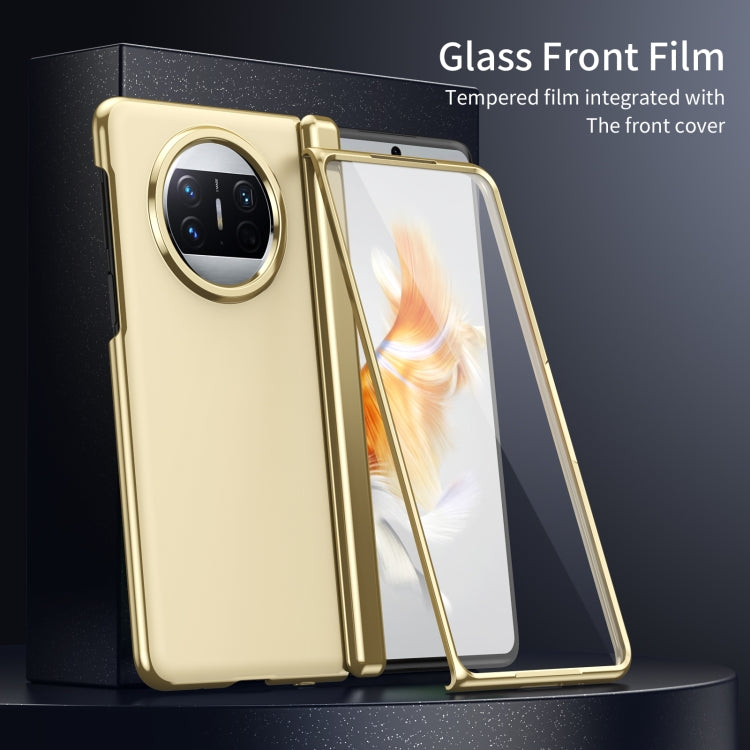 For Huawei Mate X3 Integrated AG Frosted Vacuum Plating Phone Case(Gold) - Huawei Cases by PMC TechLife | Online Shopping South Africa | PMC TechLife | Buy Now Pay Later Mobicred