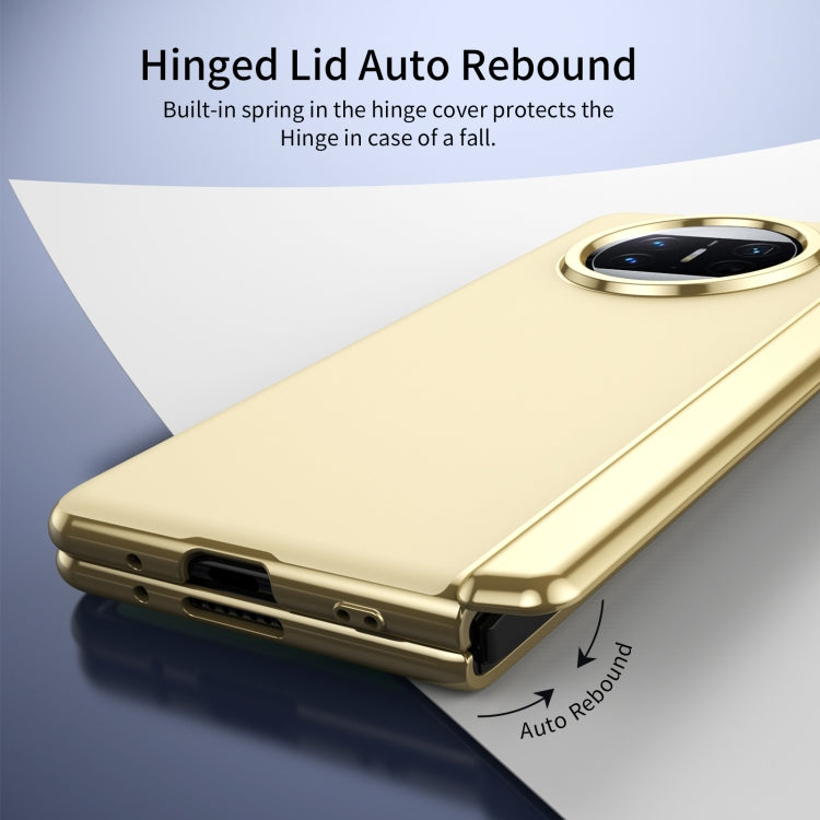 For Huawei Mate X3 Integrated AG Frosted Vacuum Plating Phone Case(Gold) - Huawei Cases by PMC TechLife | Online Shopping South Africa | PMC TechLife | Buy Now Pay Later Mobicred