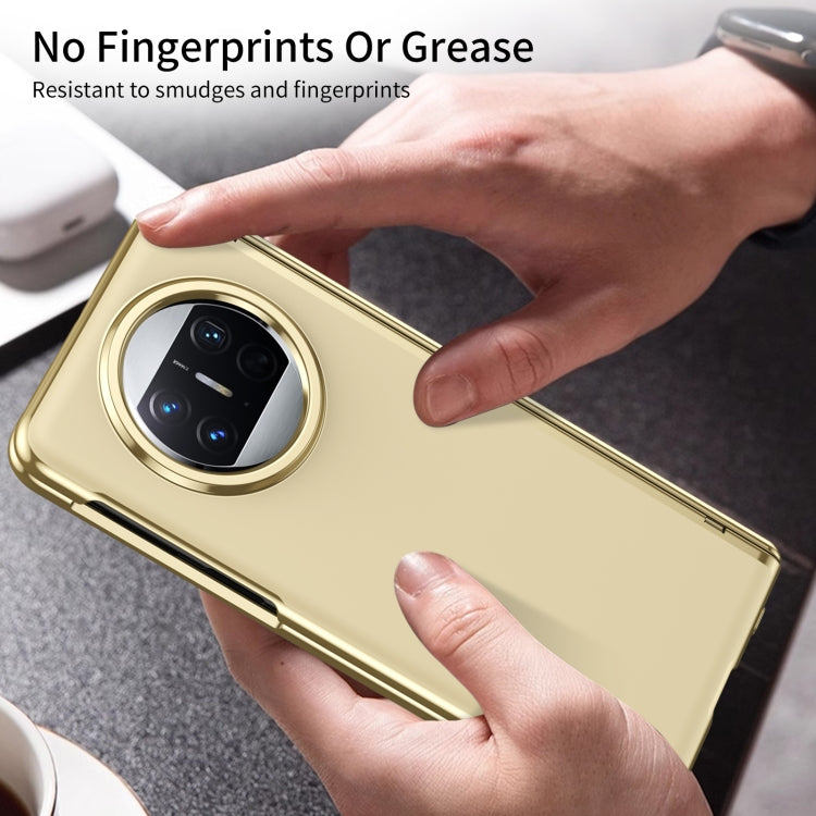 For Huawei Mate X3 Integrated AG Frosted Vacuum Plating Phone Case(Gold) - Huawei Cases by PMC TechLife | Online Shopping South Africa | PMC TechLife | Buy Now Pay Later Mobicred