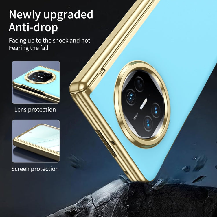 For Huawei Mate X5 Integrated AG Frosted Vacuum Plating Phone Case(Ice Blue) - Huawei Cases by PMC TechLife | Online Shopping South Africa | PMC TechLife | Buy Now Pay Later Mobicred