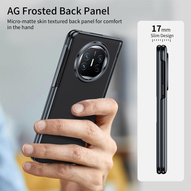 For Huawei Mate X5 Integrated AG Frosted Vacuum Plating Phone Case(Black) - Huawei Cases by PMC TechLife | Online Shopping South Africa | PMC TechLife | Buy Now Pay Later Mobicred