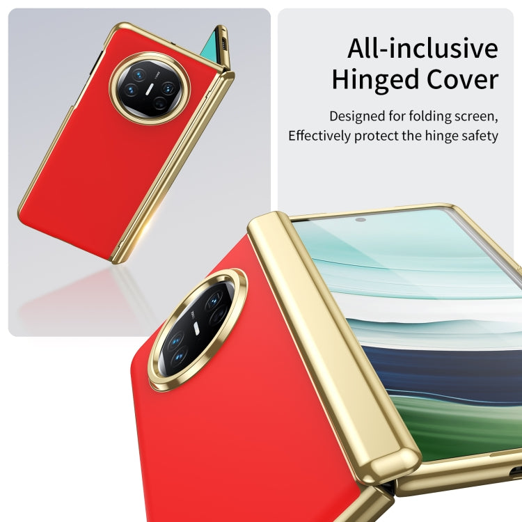 For Huawei Mate X5 Integrated AG Frosted Vacuum Plating Phone Case(Red) - Huawei Cases by PMC TechLife | Online Shopping South Africa | PMC TechLife | Buy Now Pay Later Mobicred